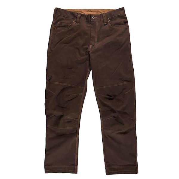 Carhartt Men's 33 in. x 32 in. Gravel Cotton/Spandex Medium Rugged Flex  Rigby 5-Pocket Pant 102517-039 - The Home Depot