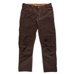 Madison Men's 48 in. W x 31 in. L Bark Cotton/Spandex Everyday Work Pant