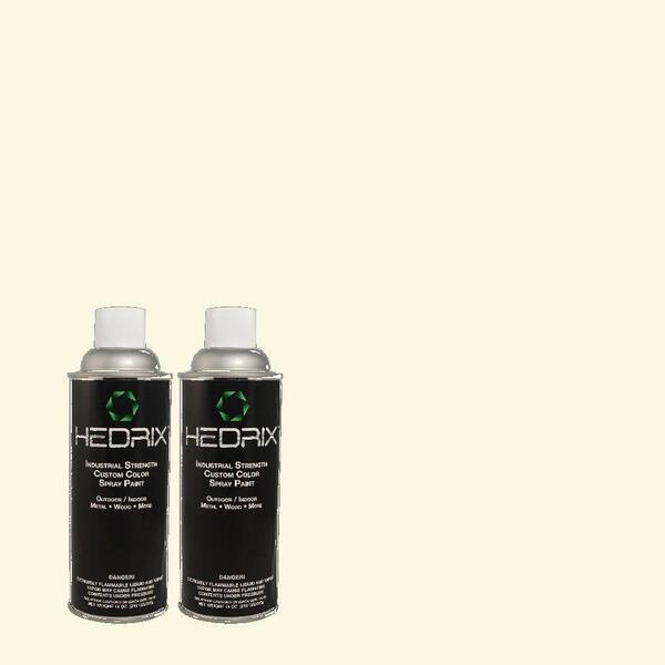 Hedrix 11 oz. Match of 4C21-2 Victorian Linen Gloss Custom Spray Paint (2-Pack)