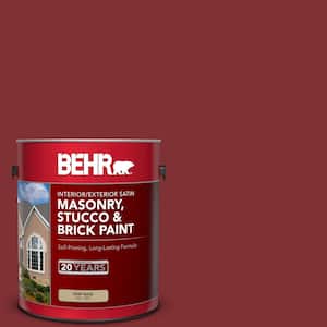 1 gal. #MS-06 Matador Satin Masonry, Stucco and Brick Interior/Exterior Paint