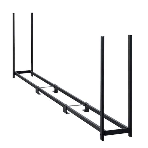 ShelterLogic 12 ft. W x 4 ft. H x 1 ft. D Ultra-Duty, High-Grade Steel Firewood Rack with Premium Wood Rack and Reinforced Spacers
