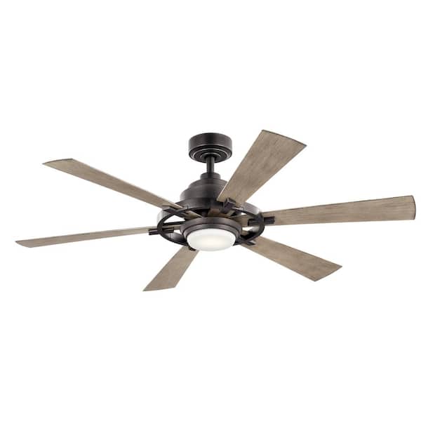 Kichler Iras 52 In Integrated Led, Texas Star Ceiling Fan