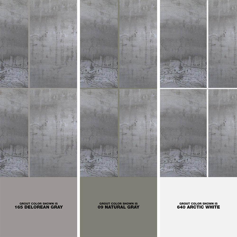 Large Format Light Gray Matte Porcelain Square Tile