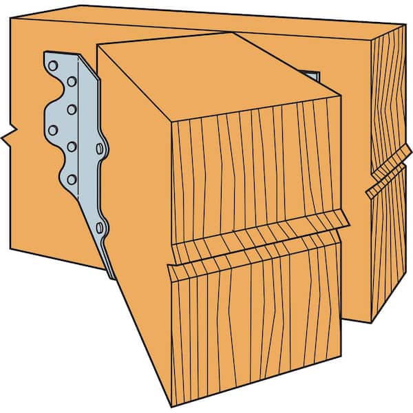 HSUR Galvanized Joist Hanger for 5 in. x 11-7/8 in. Engineered Wood, Skewed Right