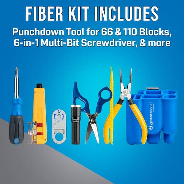 Jonard Punch Down Tool Kit (8-Pieces Set) TK-17 - The Home Depot