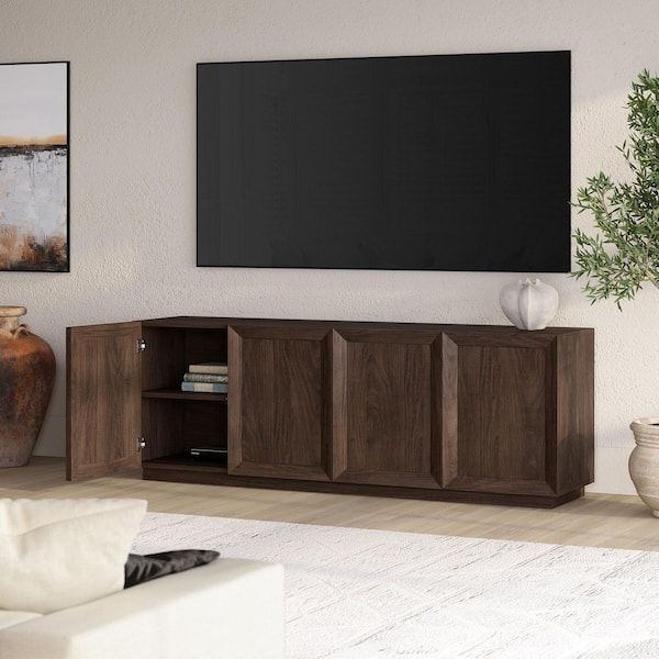 Meyer&Cross Morse 68 in. Alder Brown TV Stand Fits TV's up to 75