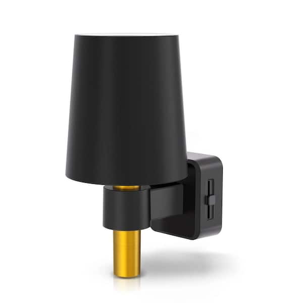 Vintage Plug-in Night Light, Dimmable 3000K Auto On/Off Dusk-to-Dawn Sensor for Bedroom, Hallway, Stairway