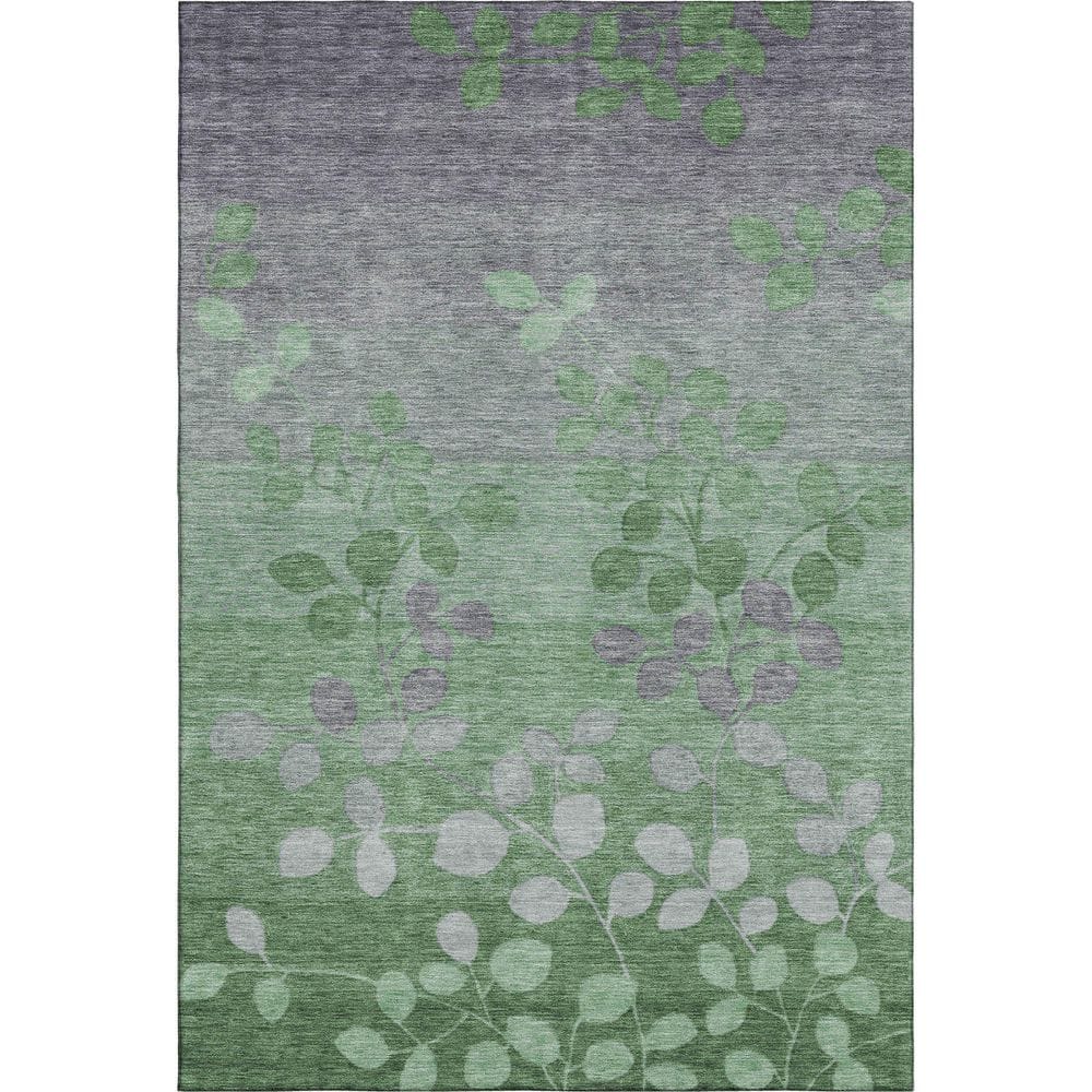 Mayfield Premium Machine Washable Abstract AMF1900 Green 9 ft. x 12 ft. Area Rug price history on PriceWatchPro