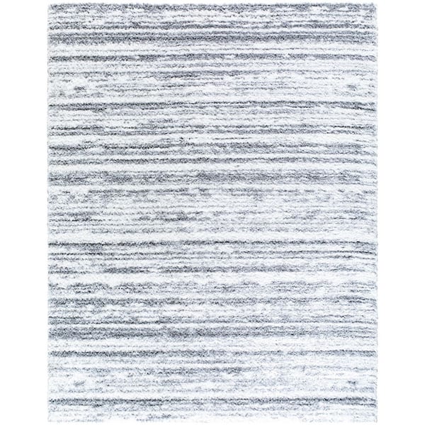 Nomadic NMC-2319 7 ft. x 10 ft. Gray Machine Woven Area Rug