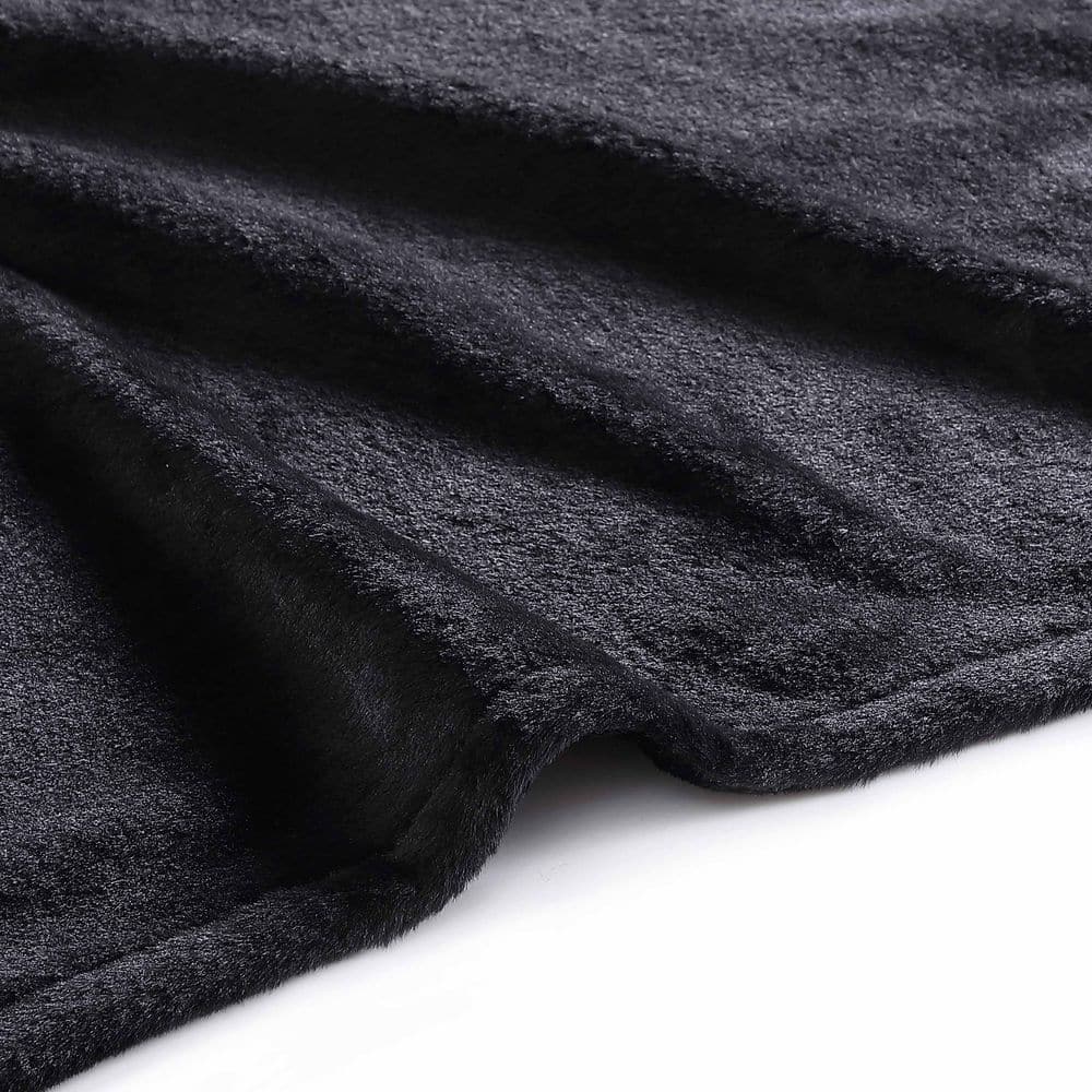 City Scene Faux Fur Throw Blanket- Oversized 50x60