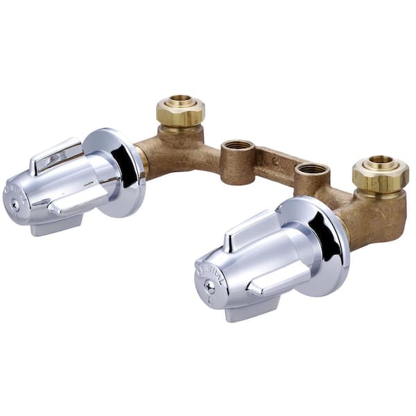 Central Brass Single-Handle Wash Machine Filler in Chrome