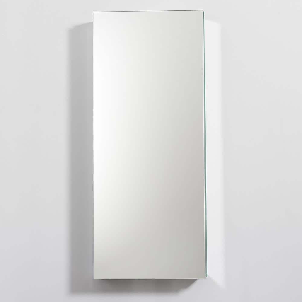 Modern Frameless Mirrored Aluminum Bathroom Medicine Cabinet