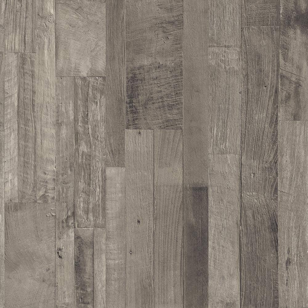 Take Home Sample - Grasmere Teak Gray 7 mm T x 8 in. W x 7 in. L Laminate Floor Tile -  TrafficMaster, 360731-2K335