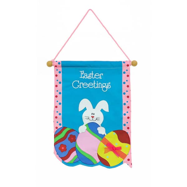 National Tree Company 18 in. Easter Greetings Banner