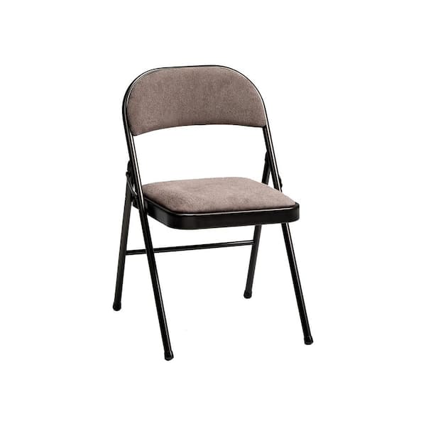 meco deluxe fabric padded folding chair