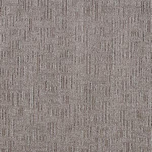 Crystal Cavern - Artistic-Gray 12 ft. 45 oz. Triexta PET Pattern Installed Carpet