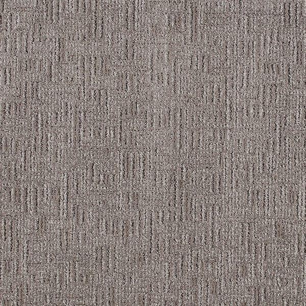 Lifeproof with Petproof Technology Crystal Cavern - Artistic-Gray 12 ft. 45 oz. Triexta PET Pattern Installed Carpet
