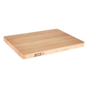 Wood 16 in. x 10 in. Rectangular Maple Chop N Slice Reversible Cutting Board