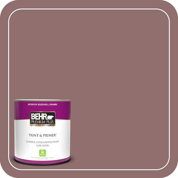 BEHR PREMIUM PLUS 1 qt. #MQ1-47 Touch of Class Eggshell Enamel Low Odor Interior Paint & Primer