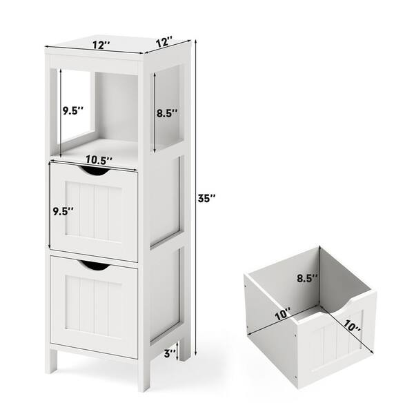Bathroom Cabinet Crevice Storage Rack Toilet Multi-Layer Drawer Organizer  Narrow Household Bath Kitchen Shelves Side Cabinet Car