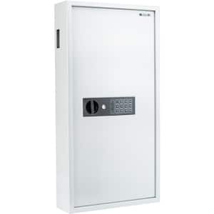 180 Key Dual Lock Deadbolt Cabinet Digital Wall Safe AX13350