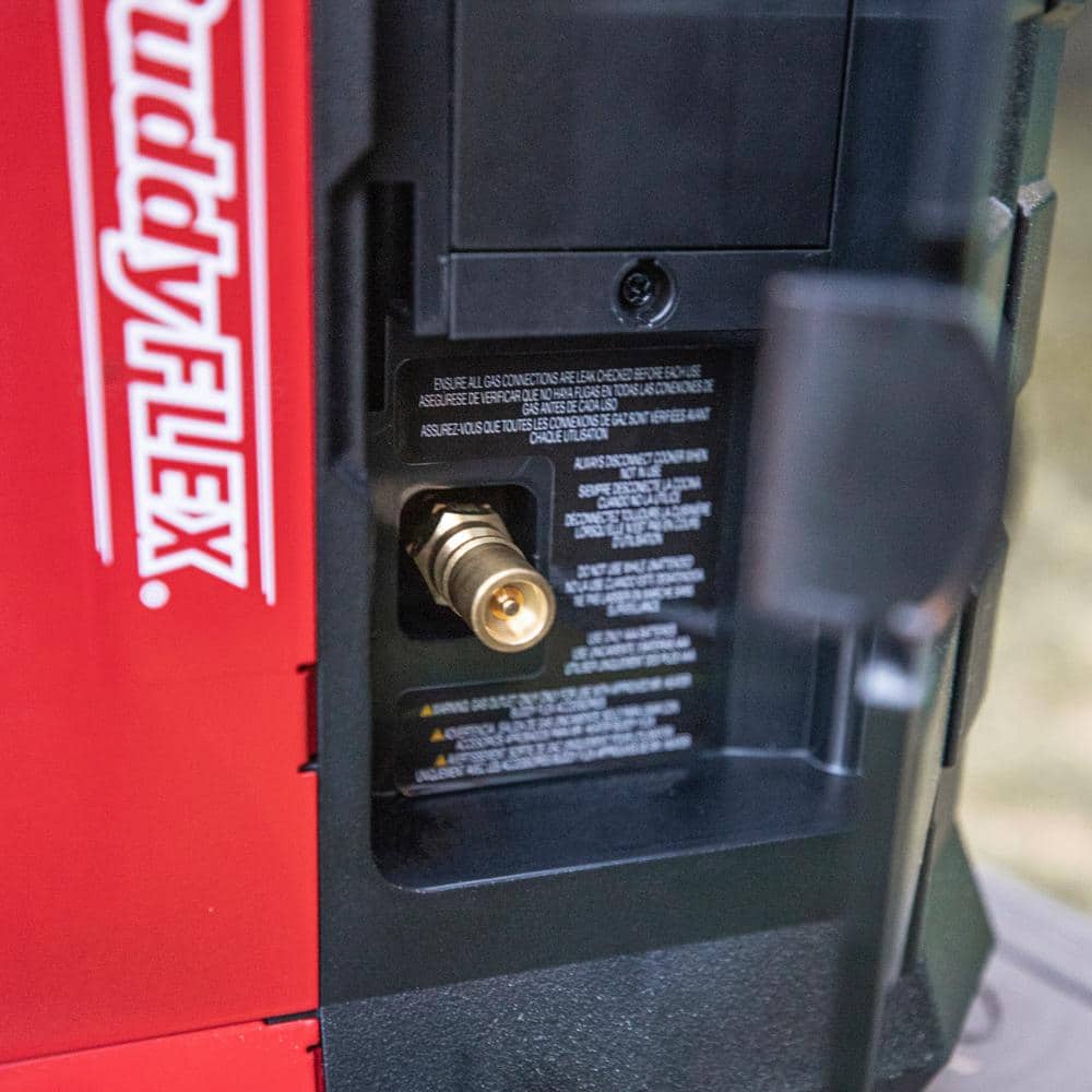Mr. Heater Red and Black Portable Propane Heater with Safety Features