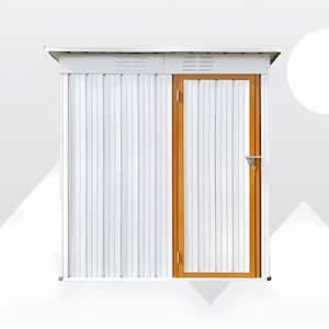 5 ft. W x 3 ft. D Outdoor Storage Metal Shed Lockable Metal Garden Shed for Backyard (15 sq. ft.)