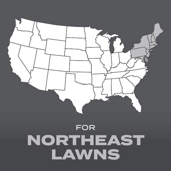 Turf Builder 5.6 lbs. Grass Seed Northeast Mix with Fertilizer and Soil Improver, Premium Mix