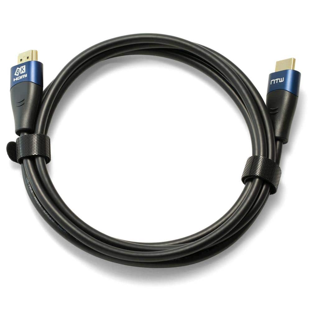 Philips 10 ft. EZ Grip 8K HDMI 2.1 Cable with Gold Plated Connectors in  Black SWV9121K/27 - The Home Depot