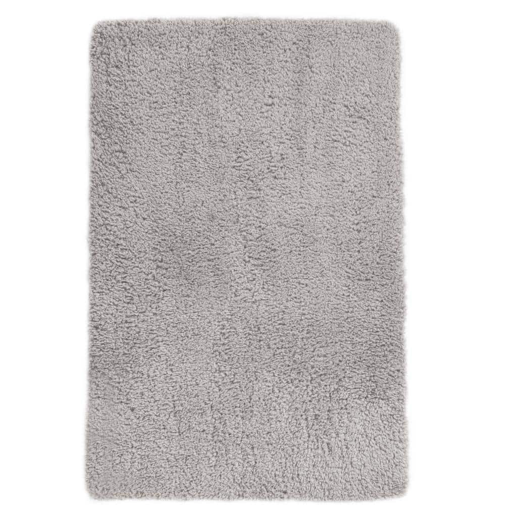 大きな取引 Solid GHDG iliebe Shag Area Soft Plush ft. 7 x ft. 5 Gray 洋楽