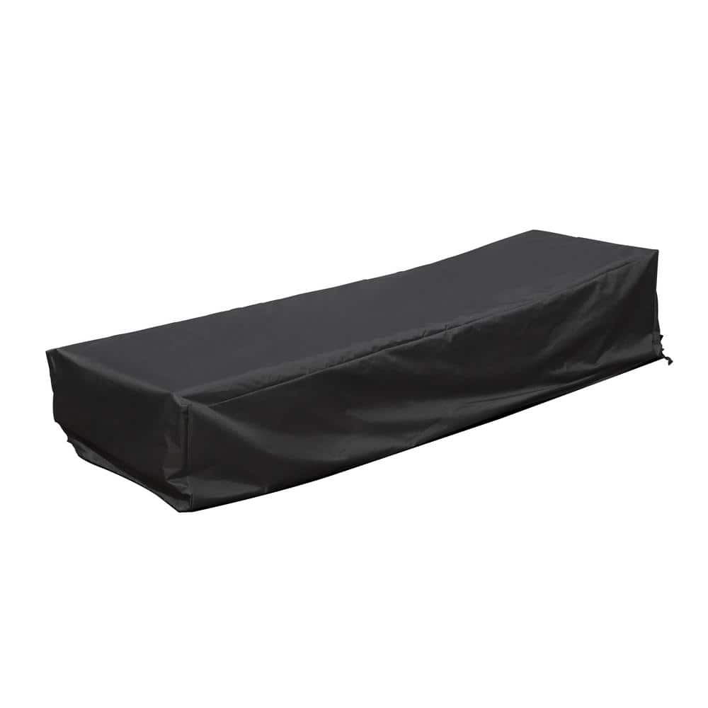 domi outdoor living 77 in. W x 26 in. D x 15.4 in. H Black