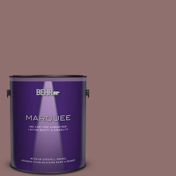 BEHR MARQUEE 1 gal. #MQ1-47 Touch of Class One-Coat Hide Eggshell Enamel Interior Paint & Primer