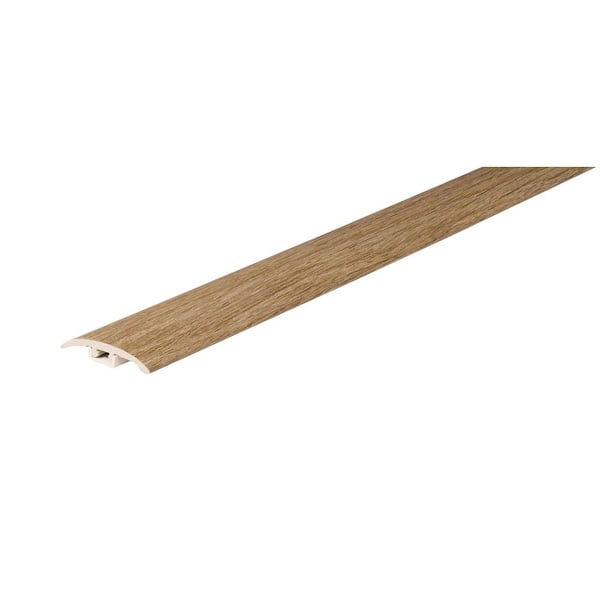 Teton Crest French Oak 0.28 in. Thick x 1.85 in. Width x 94.5 in. Length Vinyl 3-in-1 Molding
