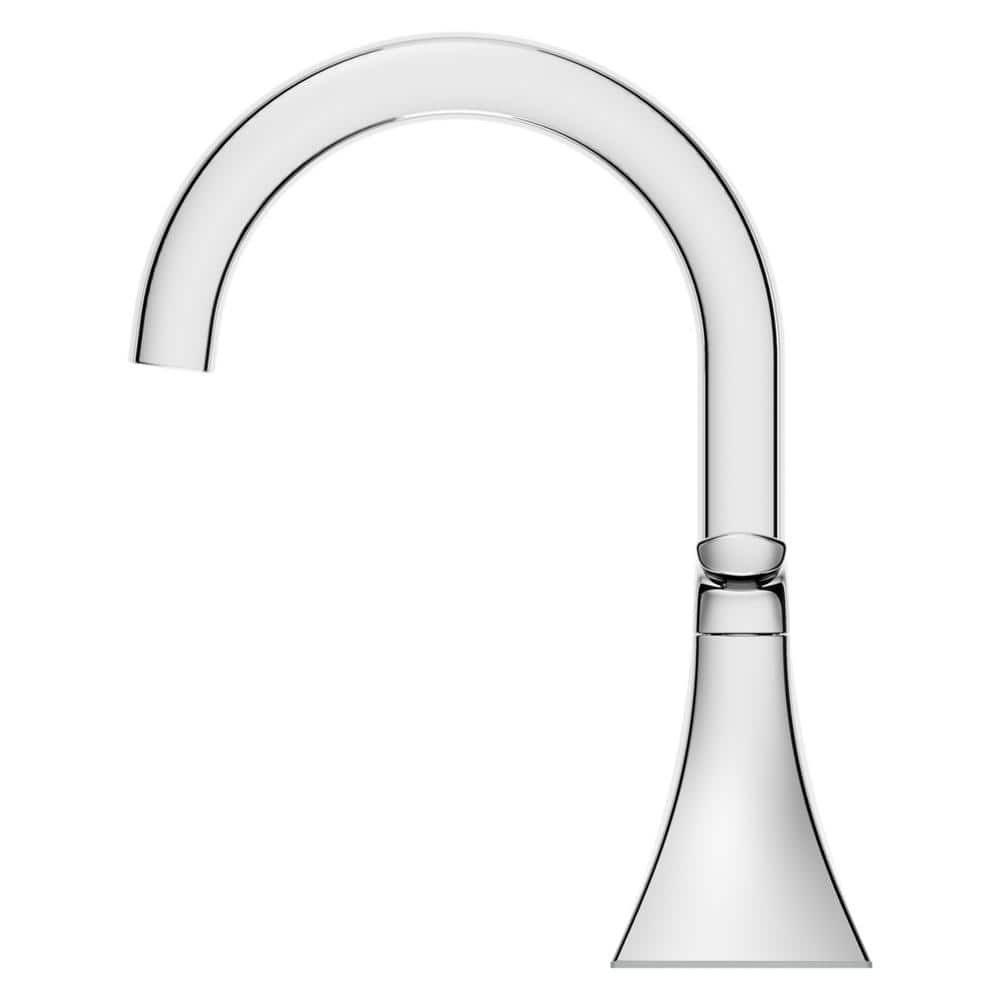 Polished Chrome 8-Inch Widespread Double Handle Bathroom Faucet