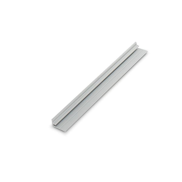 5/16 in. D x 5/8 in. W x 72 in. L Clear Anodized Satin Aluminum Cove Trim Moulding Accepts 1/16 in. Laminate (10-Pack)