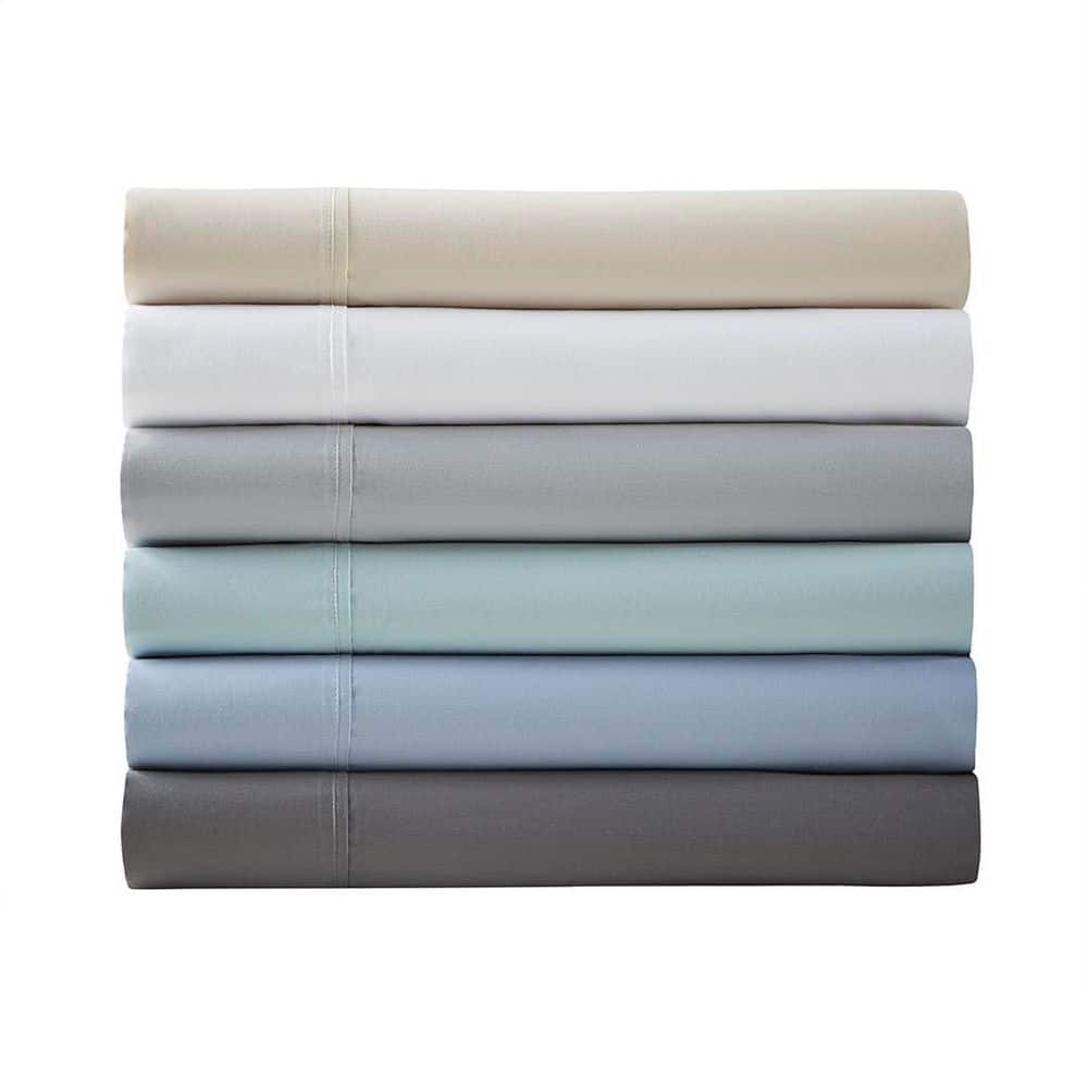 Ivory 1500 Thread Count Cotton Blend Standard Pillowcases Set