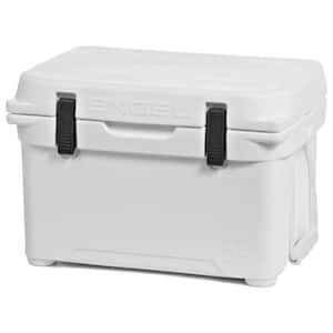 20.8 Qt. 24-Can Portable Roto-Molded Ice Cooler Capacity in White