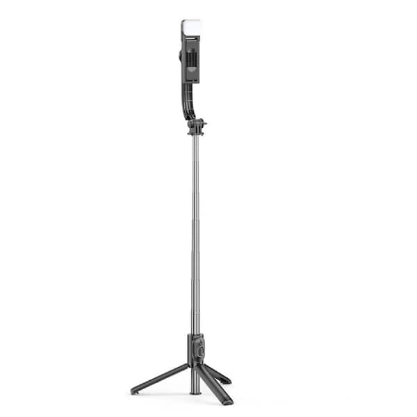 OBJLGEV Selfie Stick Tripod w/ Fill Light Wireless Remote Extendable and Foldable Stand, iPhone Galaxy,Compact and Lightweight