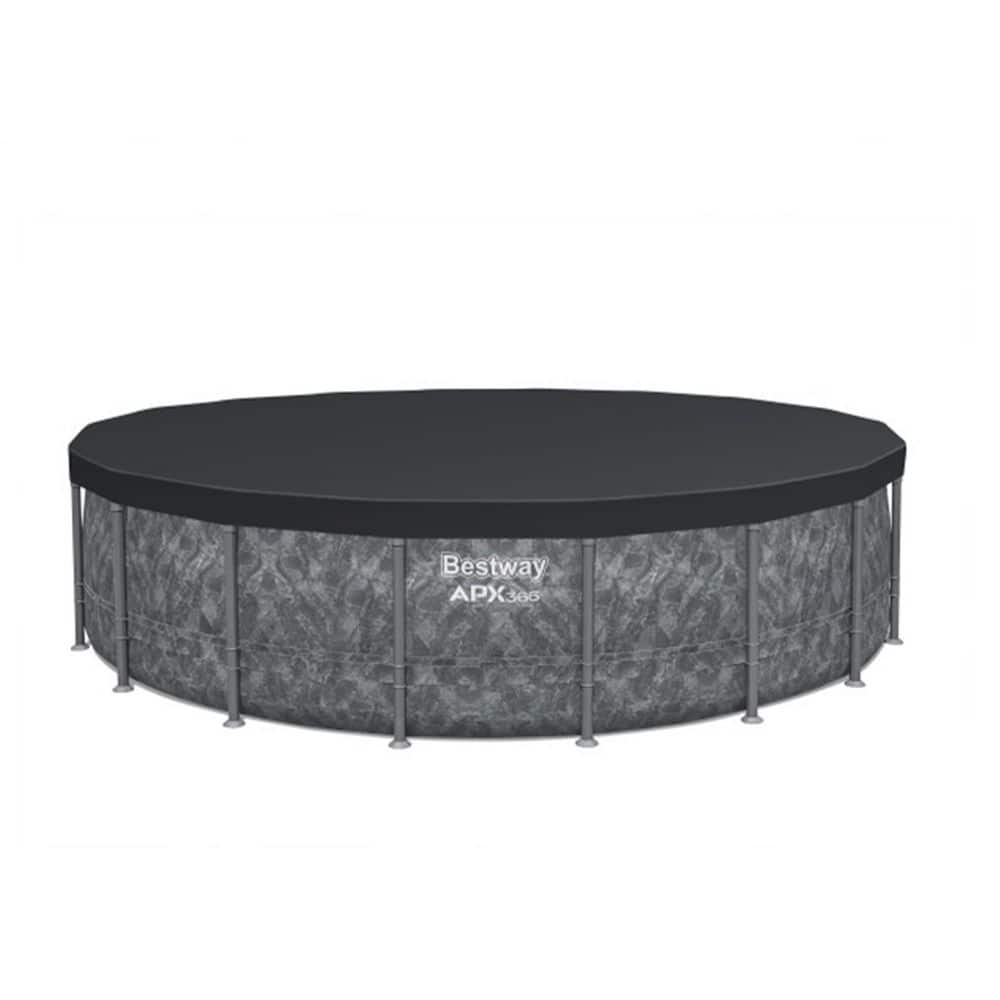 APX 365 18 ft. Round 52 in. Deep Metal Frame Pool Set price history on PriceWatchPro