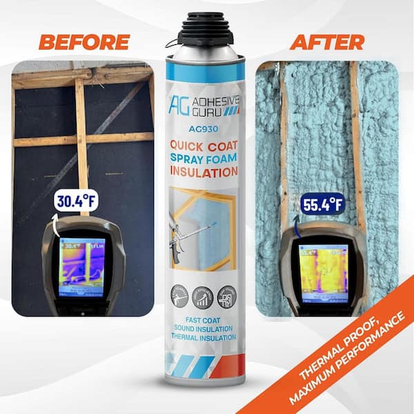 AG ADHESIVE GURU AG930 32.8 oz. Insulation Spray Foam Sealant