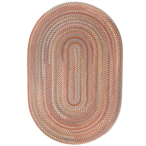 Greenwich Bombay Multi 7 ft. x 9 ft. Oval Indoor Braided Area Rug