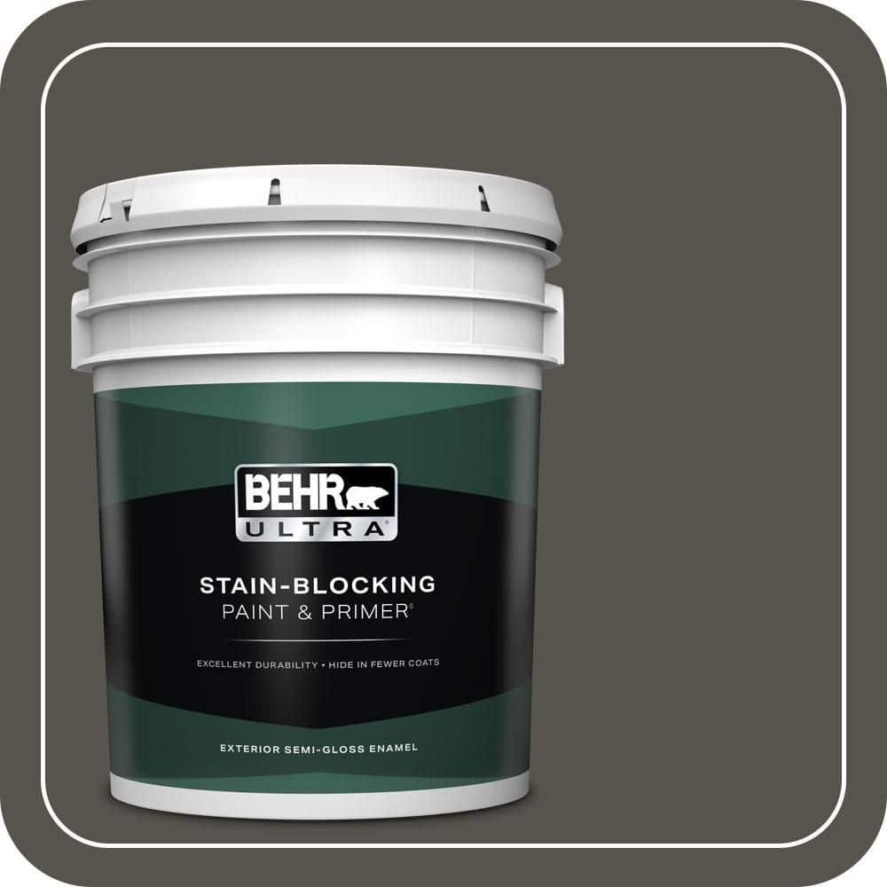 5 gal. #790D-7 Black Bean Semi-Gloss Enamel Exterior Paint & Primer price history on PriceWatchPro