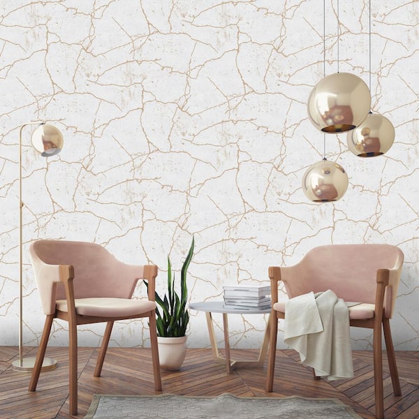 Empress Kintsugi Gold Wallpaper