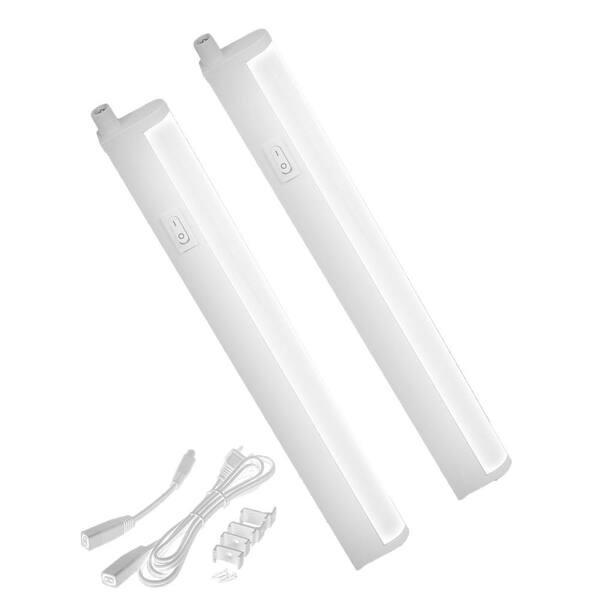 LED Concepts Under Cabinet Linkable T5 Light Bar - Slim, Cool-Touch Design - Great Kitchen Lighting