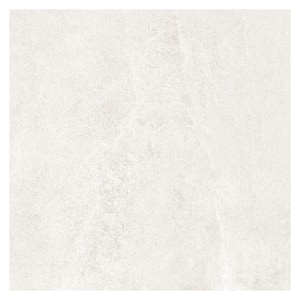 Italian Metalia Porcelain 24 in. x 24 in. x 9mm Flooring and Wall Tile - White (4 PCS, 16 sq. ft.)