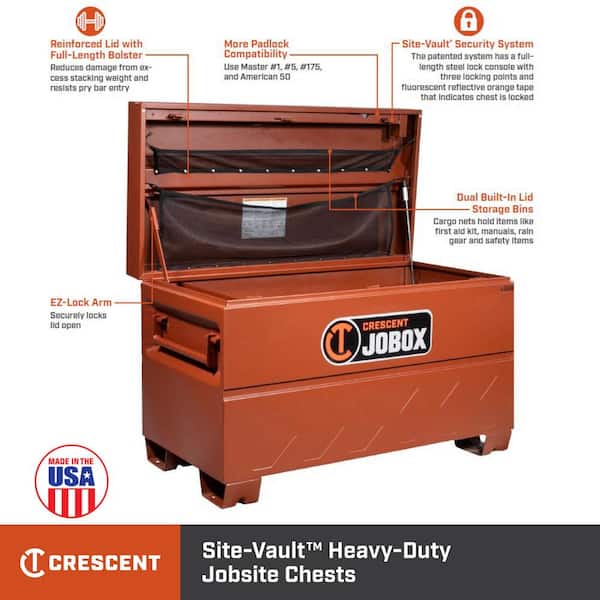Crescent Jobox 48 in. W x 24 in. D x 31 in. H Heavy Duty Storage