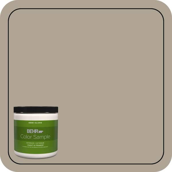 BEHR PREMIUM PLUS 8 oz. #730D-4 Garden Wall Semi-Gloss Interior/Exterior Paint & Primer Color Sample