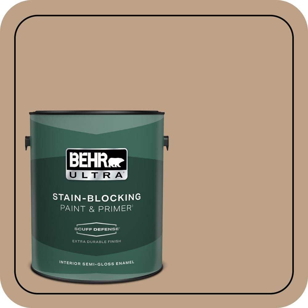 1 gal. #PPU4-05 Basketry Extra Durable Semi-Gloss Enamel Interior Paint & Primer price history on PriceWatchPro