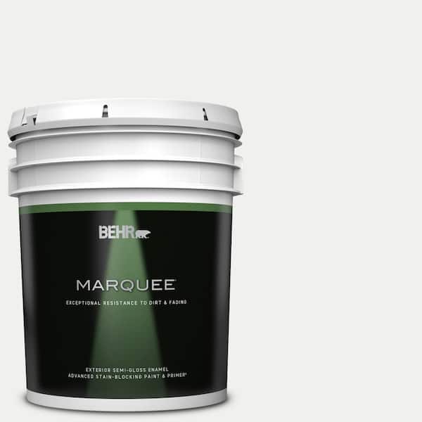 BEHR MARQUEE 5 gal. #610E-1 Windmill Wings Semi-Gloss Enamel Exterior Paint & Primer