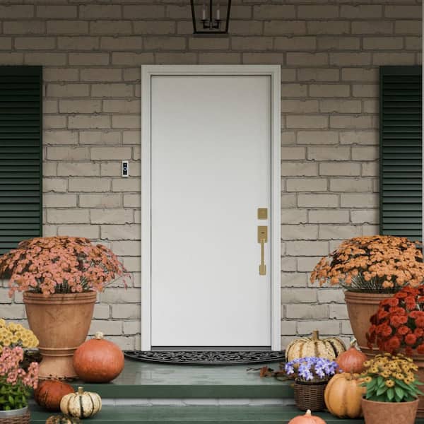 Masonite 32 in. x 80 in. Left-Hand/Inswing 20M Fire-Rated Flush